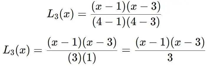 Finding L3(x) Image