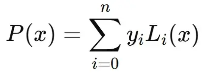Lagrange polynomial Image