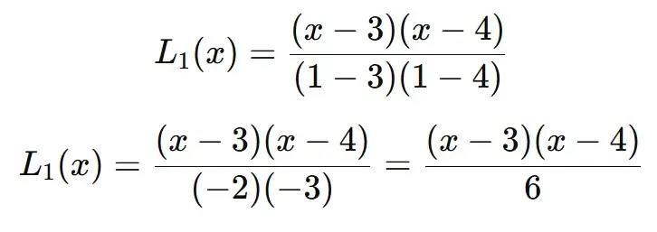 Finding L1(x) Image