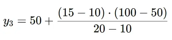 Putting the above values in the equation Image